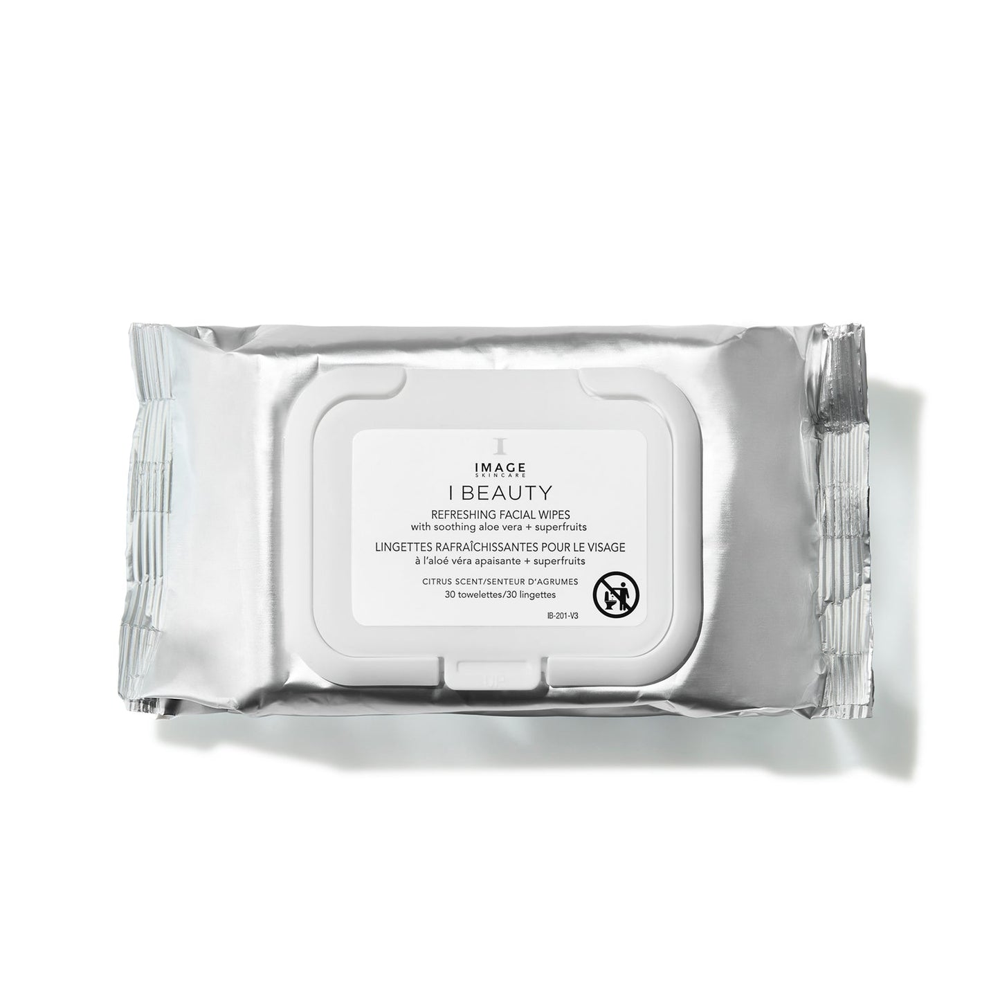 IMAGE Skincare I BEAUTY refreshing facial wipes, 30 towelettes
