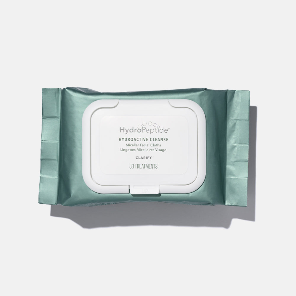HydroPeptide HydroActive Cleanse — Micellar Cleansing Cloths