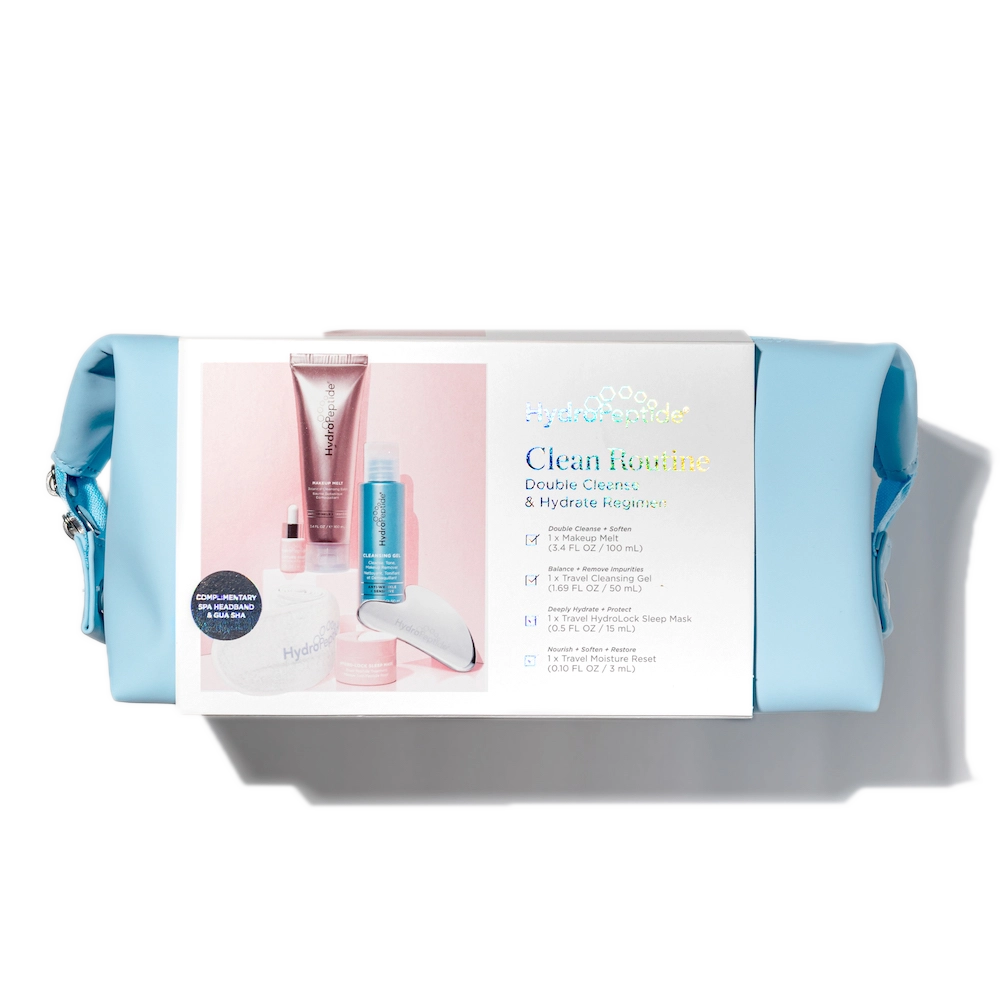 HydroPeptide Clean Routine Set — Double Cleanse & Hydrate Regimen