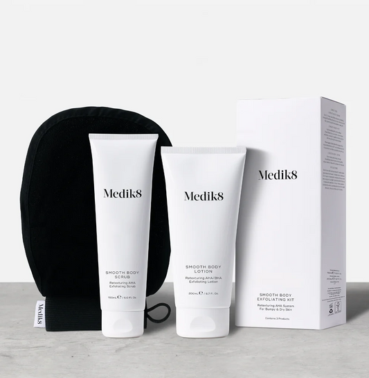 Medik8 Smooth Body Exfoliating Kit (2 продукта и перчатка) - product image candidate